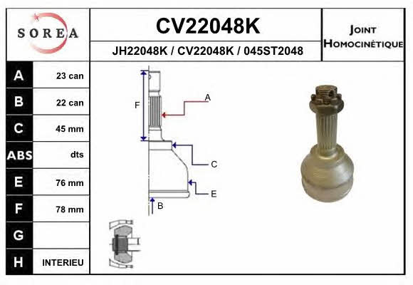 EAI CV22048K CV joint CV22048K