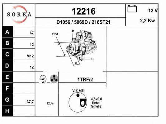 EAI 12216 Starter 12216