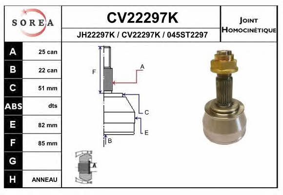 EAI CV22297K CV joint CV22297K