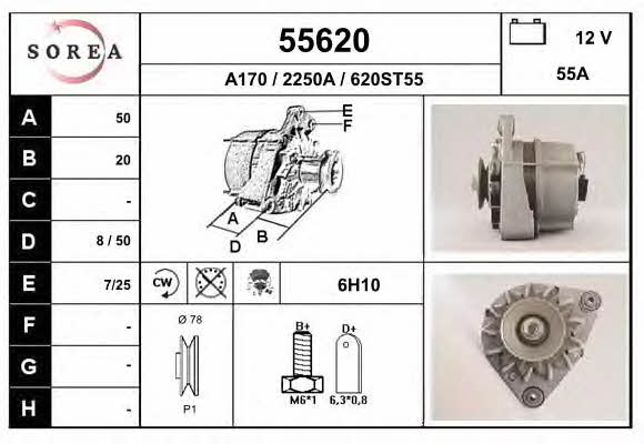 EAI 55620 Alternator 55620