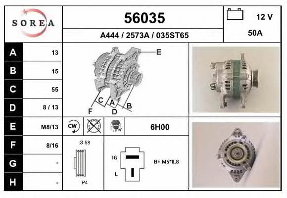 EAI 56035 Alternator 56035