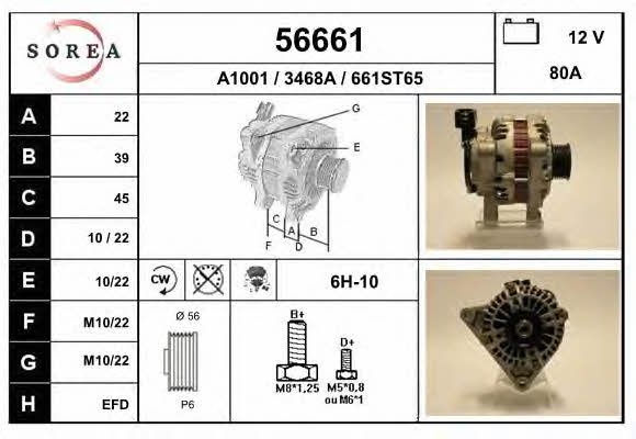 EAI 56661 Alternator 56661