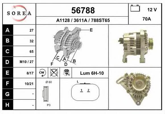 EAI 56788 Alternator 56788