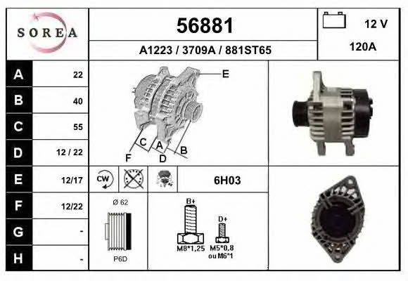 EAI 56881 Alternator 56881