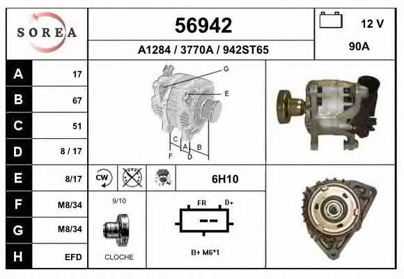 EAI 56942 Alternator 56942