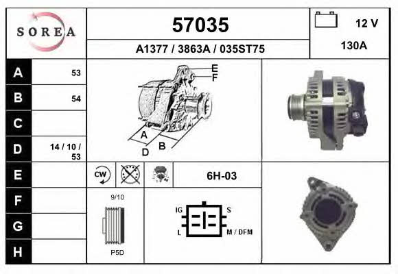 EAI 57035 Alternator 57035