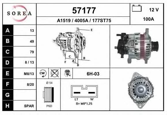 EAI 57177 Alternator 57177