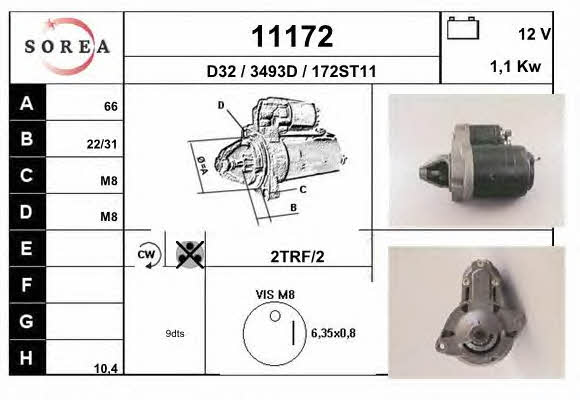 EAI 11172 Starter 11172