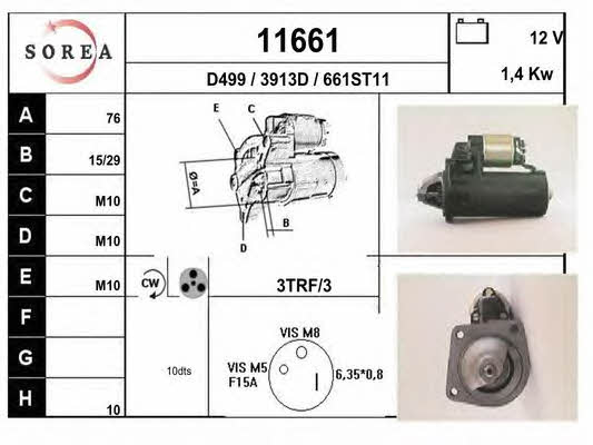 EAI 11661 Starter 11661