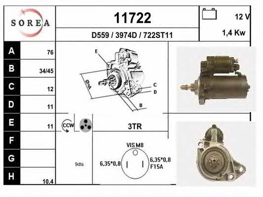 EAI 11722 Starter 11722