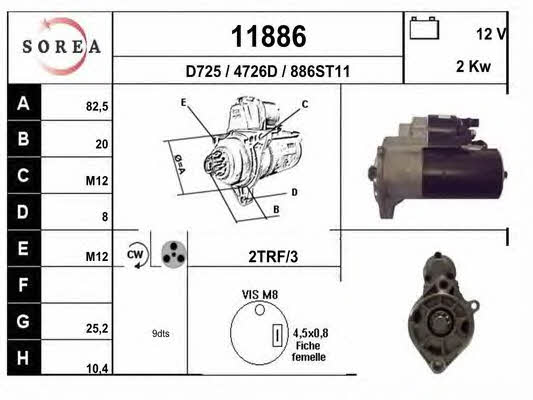 EAI 11886 Starter 11886