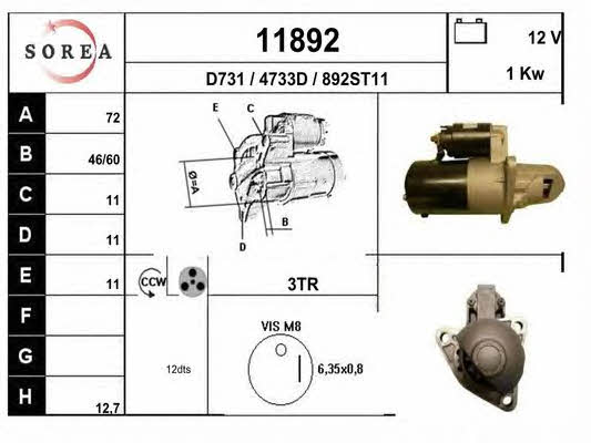 EAI 11892 Starter 11892