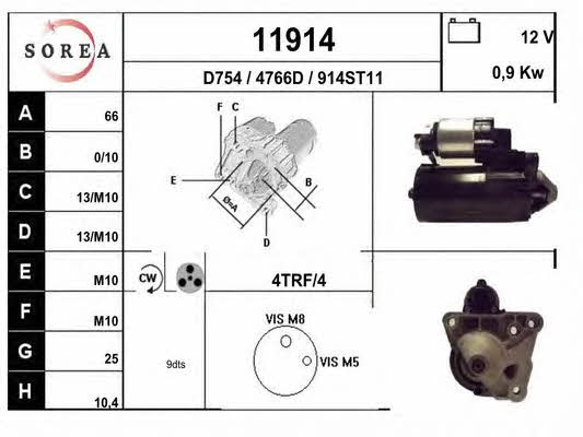 EAI 11914 Starter 11914