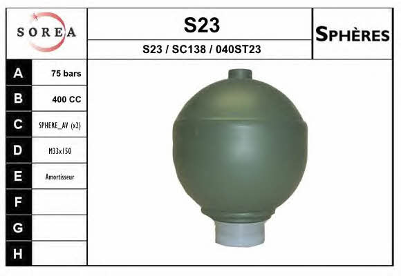 EAI S23 Hydraulic accumulator S23