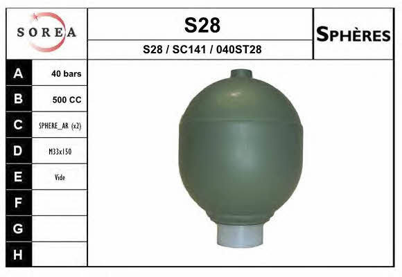 EAI S28 Hydraulic accumulator S28