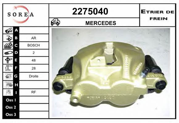 EAI 2275040 Brake caliper rear right 2275040