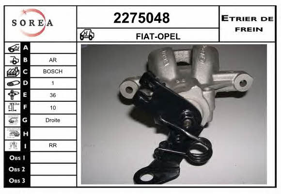 EAI 2275048 Brake caliper rear right 2275048