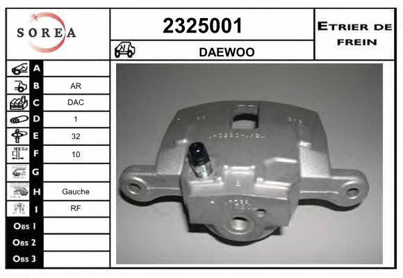 EAI 2325001 Brake caliper rear left 2325001