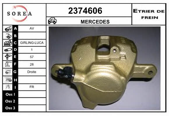 EAI 2374606 Brake caliper front right 2374606