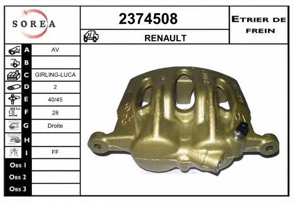 EAI 2374508 Brake caliper front right 2374508