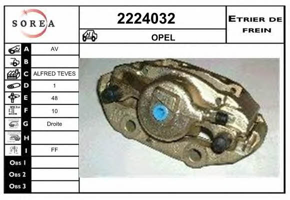 EAI 2224032 Brake caliper front right 2224032