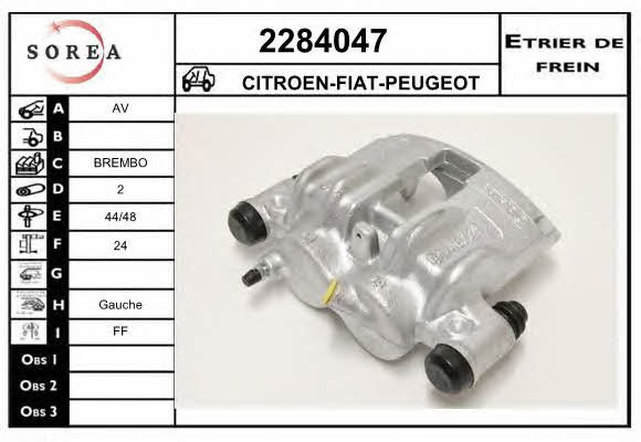 EAI 2284047 Brake caliper front left 2284047