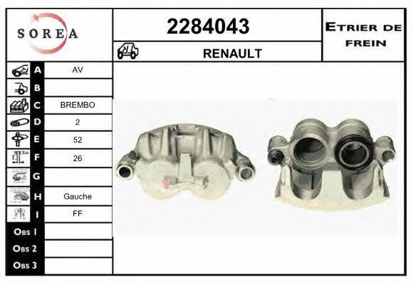 EAI 2284043 Brake caliper 2284043