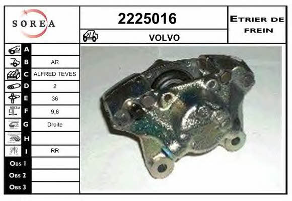 EAI 2225016 Brake caliper rear right 2225016