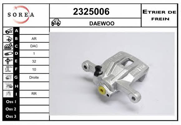 EAI 2325006 Brake caliper rear right 2325006