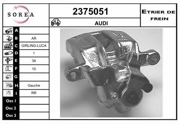 EAI 2375051 Brake caliper rear left 2375051