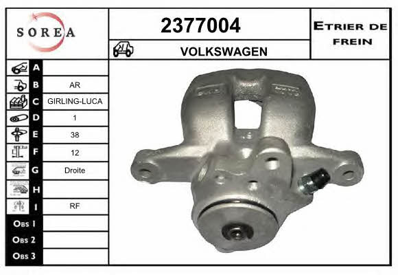 EAI 2377004 Brake Caliper 2377004 2377004 EAI Brake Caliper