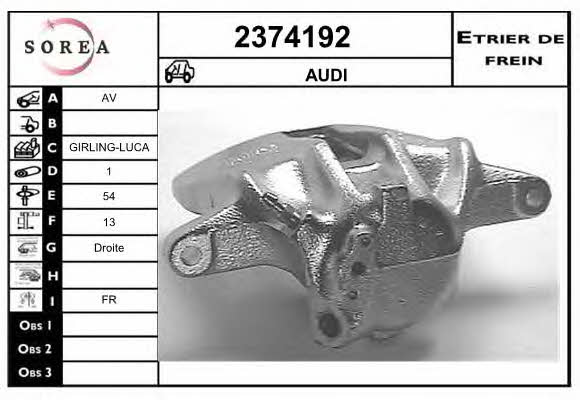 2374192 EAI Brake caliper front right