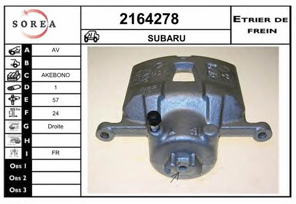 EAI 2164278 Brake caliper front right 2164278