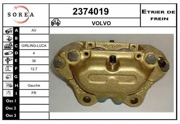 EAI 2374019 Brake caliper front left 2374019