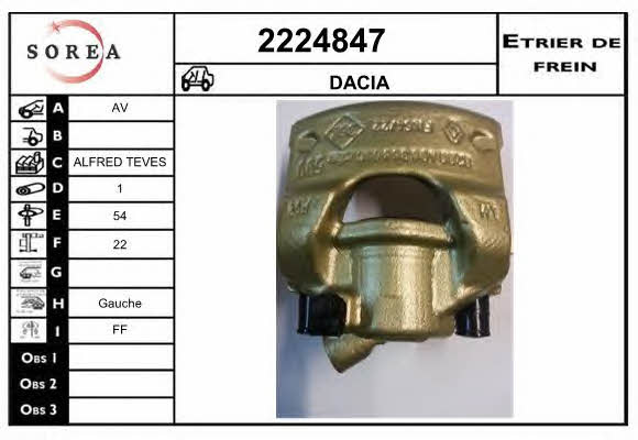 EAI 2224847 Brake caliper 2224847