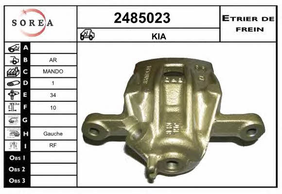 EAI 2485023 Brake caliper rear left 2485023