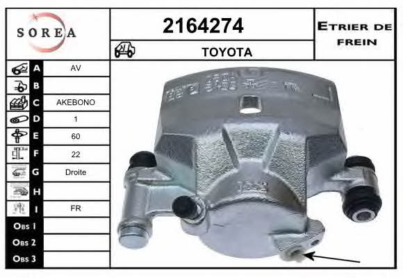 EAI 2164274 Brake caliper 2164274