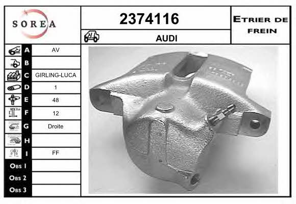 EAI 2374116 Brake caliper 2374116