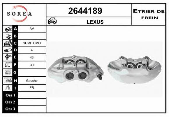 EAI 2644189 Brake caliper front left 2644189