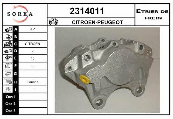 EAI 2314011 Brake caliper 2314011