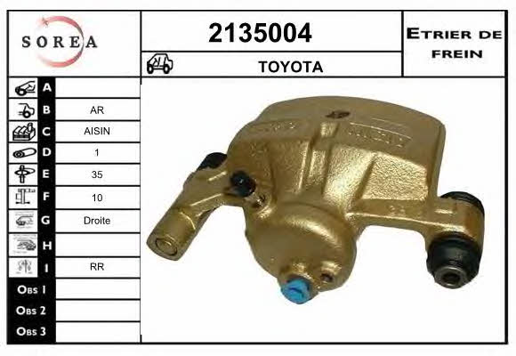 EAI 2135004 Brake caliper rear right 2135004