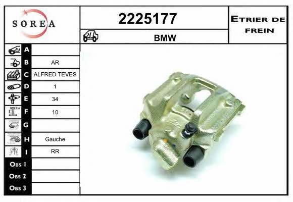 EAI 2225177 Brake caliper rear left 2225177