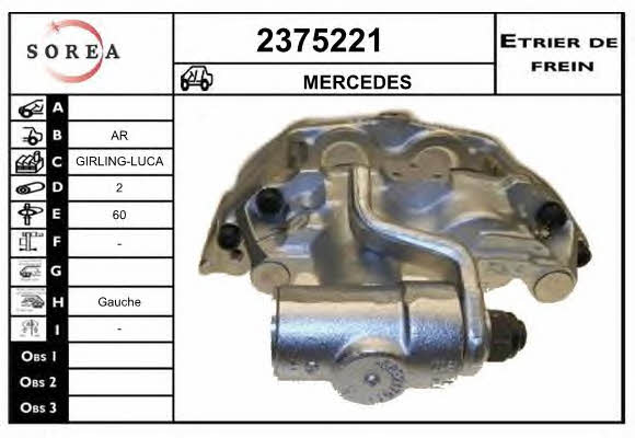 EAI 2375221 Brake caliper rear left 2375221