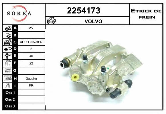 EAI 2254173 Brake caliper front left 2254173