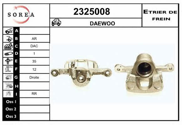 EAI 2325008 Brake caliper rear right 2325008