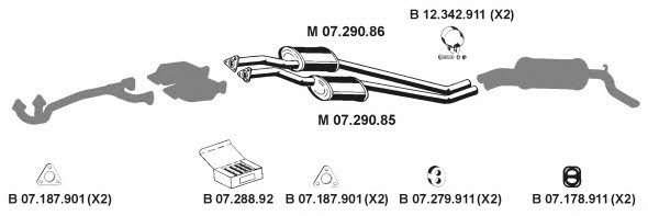  072049 Exhaust system 072049