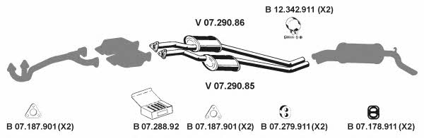  072060 Exhaust system 072060