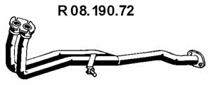 Eberspaecher 08.190.72 Exhaust pipe 0819072