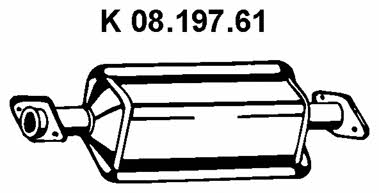 Eberspaecher 08.197.61 Catalytic Converter 0819761