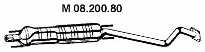 Eberspaecher 08.200.80 Central silencer 0820080